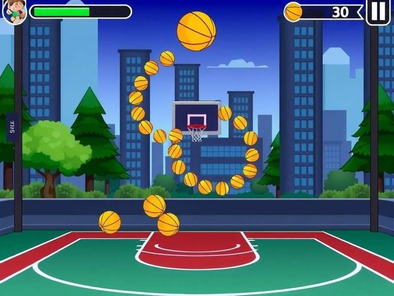 Basket Bounce Champions gameplay screenshot